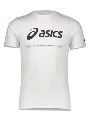 asics Koszulka funkcyjna "City" w kolorze białym rozmiar: M
