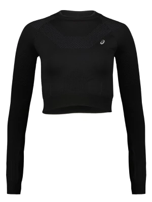 asics Koszulka funkcyjna "Seamless" w kolorze czarnym rozmiar: L