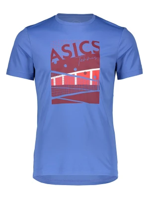 asics Koszulka funkcyjna w kolorze niebieskim rozmiar: S