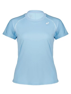 asics Koszulka sportowa "Court" w kolorze błękitnym rozmiar: S
