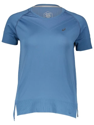 asics Koszulka sportowa "Seamless" w kolorze niebieskim rozmiar: XL