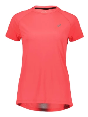 asics Koszulka sportowa "Sport run" w kolorze czerwonym rozmiar: XS