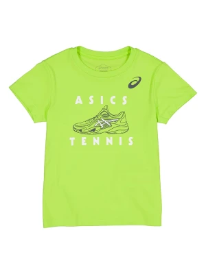 asics Koszulka sportowa w kolorze jaskrawozielonym rozmiar: L