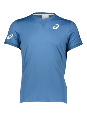 asics Koszulka sportowa w kolorze niebieskim rozmiar: M