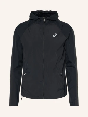 Asics Kurtka Do Biegania Road schwarz CZARNY
