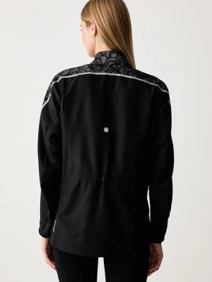 Asics kurtka sportowa damska ROAD LITE-SHOW JACKET czarny