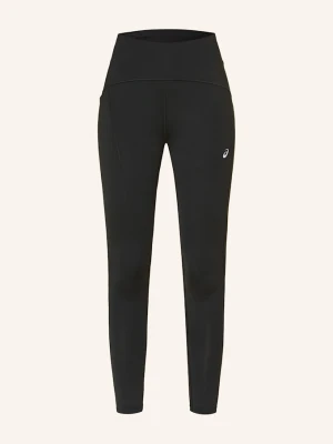 Asics Legginsy Do Biegania Road Winter High Waist schwarz CZARNY