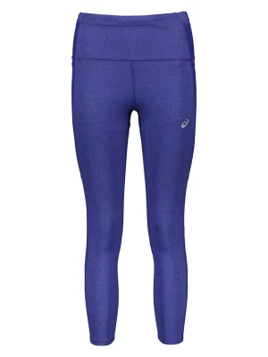 asics Legginsy funkcyjne "Distance Supply" w kolorze niebieskim rozmiar: S