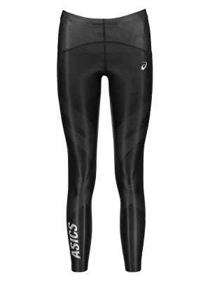 asics Legginsy funkcyjne "Finish Advantage" w kolorze czarnym rozmiar: S