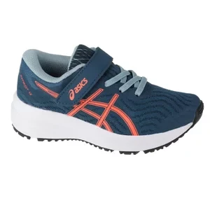 Asics Patriot 12 PS 1014A138-400, Dla chłopca, Niebieskie, buty do biegania, przewiewna siateczka, rozmiar: 27