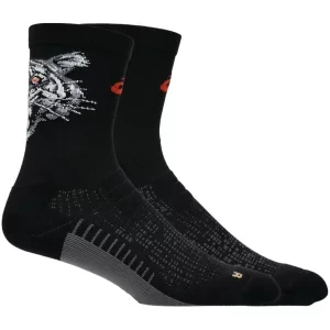 ASICS Performance Run Sock Crew 3013A976-003, Unisex, Czarne, skarpetki, poliamid, rozmiar: 35-38