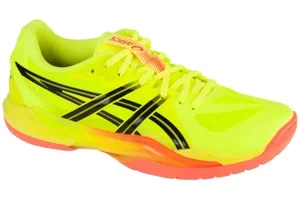 ASICS Powerbreak FF Paris 1071A110-750, Męskie, Żółte, buty do siatkówki, przewiewna siateczka, rozmiar: 42,5