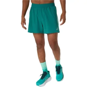 ASICS Road 5IN Short 2011D247-301, Męskie, Zielone, spodenki, poliester, rozmiar: L