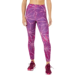 ASICS Sakura AOP Tight 2012C233-501, Damskie, Fioletowe, leginsy, poliester, rozmiar: L