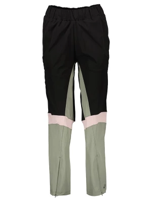 asics Spodnie funkcyjne w kolorze czarno-szarym rozmiar: S