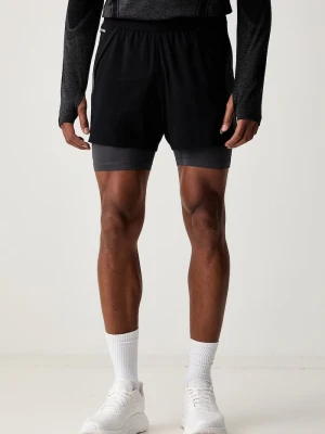 Asics szorty 2w1 męskie ROAD 2-N-1 5IN SHORT czarny