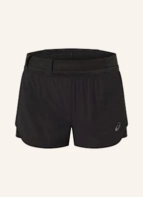 Asics Szorty Do Biegania 2 W 1 Metarun Split schwarz