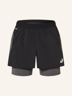 Asics Szorty Do Biegania 2 W 1 Road schwarz