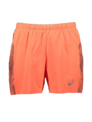 asics Szorty "Sport 5IN" w kolorze pomarańczowym do biegania rozmiar: L