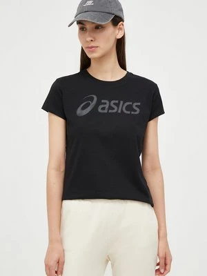 Asics t-shirt damski kolor czarny