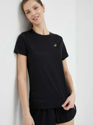 Asics t-shirt do biegania Core kolor czarny