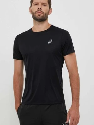 Asics t-shirt do biegania Core kolor czarny gładki