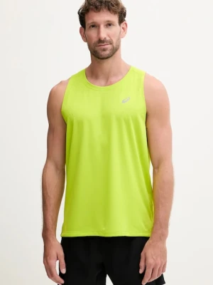 Asics t-shirt do biegania Core kolor zielony 2011D223