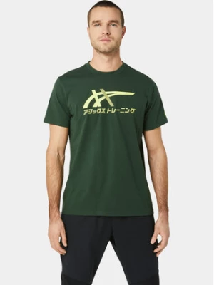 Asics T-Shirt Tiger Tee 2031D123 Zielony Ahletic Fit