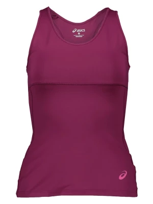 asics Top "Racerback" w kolorze fioletowym do biegania rozmiar: L