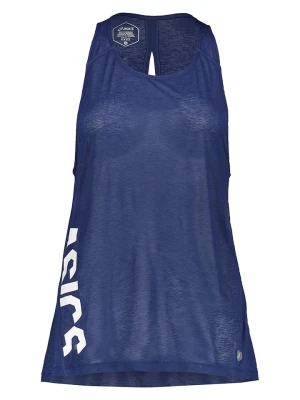 asics Top sportowy w kolorze granatowym rozmiar: L