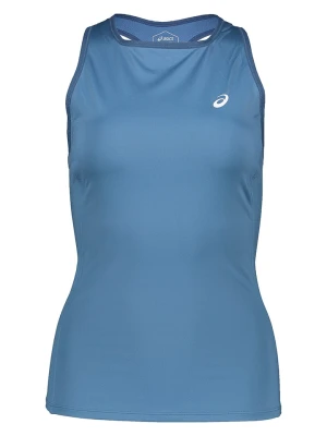 asics Top sportowy w kolorze niebieskim rozmiar: L