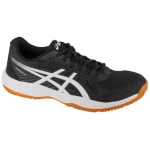 ASICS Upcourt 6 1071A104-001, Męskie, Czarne, buty do siatkówki, przewiewna siateczka, rozmiar: 40,5