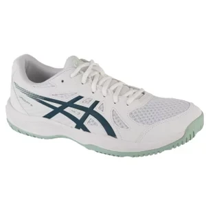 ASICS Upcourt 6 1071A104-104, Męskie, Białe, buty do siatkówki, przewiewna siateczka, rozmiar: 41,5