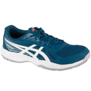 ASICS Upcourt 6 1071A104-402, Męskie, Niebieskie, buty do siatkówki, przewiewna siateczka, rozmiar: 41,5