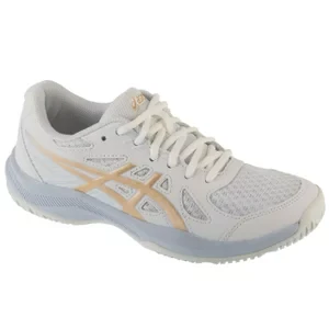 ASICS Upcourt 6 1072A107-103, Damskie, Białe, buty do siatkówki, przewiewna siateczka, rozmiar: 37