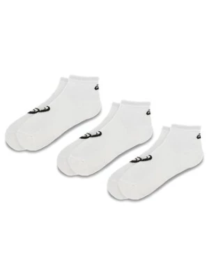 Asics Zestaw 3 par niskich skarpet unisex 3PPK Quarter Sock 155205 Biały