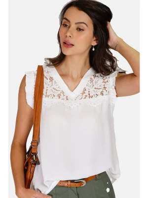 ASSUILI Bluzka w kolorze białym rozmiar: 40