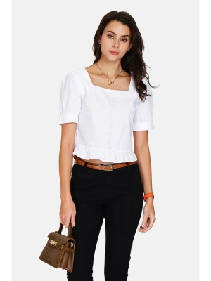 ASSUILI Bluzka w kolorze białym rozmiar: 38