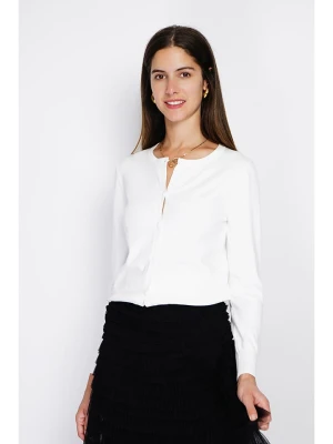 ASSUILI Kardigan w kolorze białym rozmiar: 38