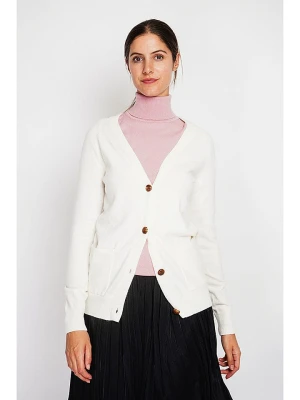 ASSUILI Kardigan w kolorze białym rozmiar: 38