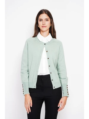 ASSUILI Kardigan w kolorze miętowym rozmiar: 42
