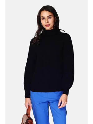 ASSUILI Kaszmirowy sweter w kolorze czarnym rozmiar: 40