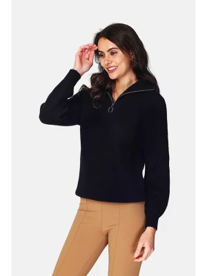 ASSUILI Kaszmirowy sweter w kolorze czarnym rozmiar: 38