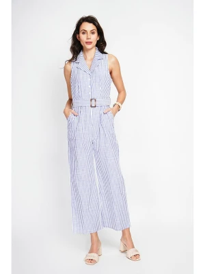 ASSUILI Kombinezon w kolorze biało-niebieskim rozmiar: 38