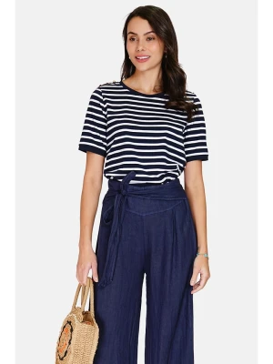 ASSUILI Koszulka w kolorze granatowo-białym rozmiar: 42