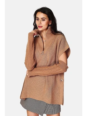 ASSUILI Ocieplacze w kolorze jasnobrązowym na ręce rozmiar: onesize