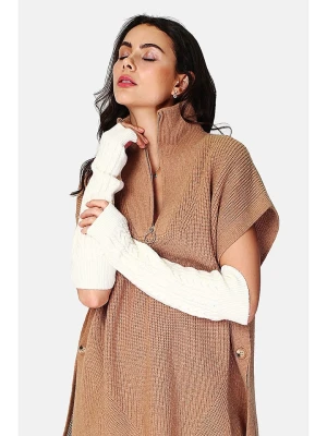 ASSUILI Ocieplacze w kolorze kremowym na ręce rozmiar: onesize