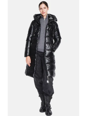 ASSUILI Płaszcz pikowany w kolorze czarnym rozmiar: 42