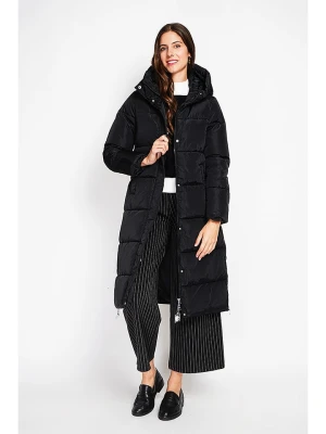 ASSUILI Płaszcz pikowany w kolorze czarnym rozmiar: 42