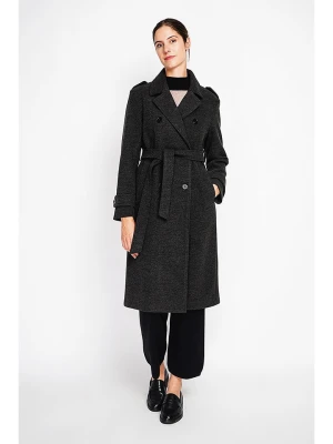 ASSUILI Płaszcz przejściowy w kolorze antracytowym rozmiar: 38